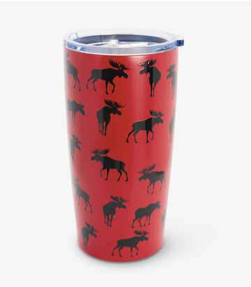 Little Blue House Red Mug